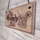 Vintage Shabby Chic Bar Sign Brandy Plaque Home Bar Wedding Gift