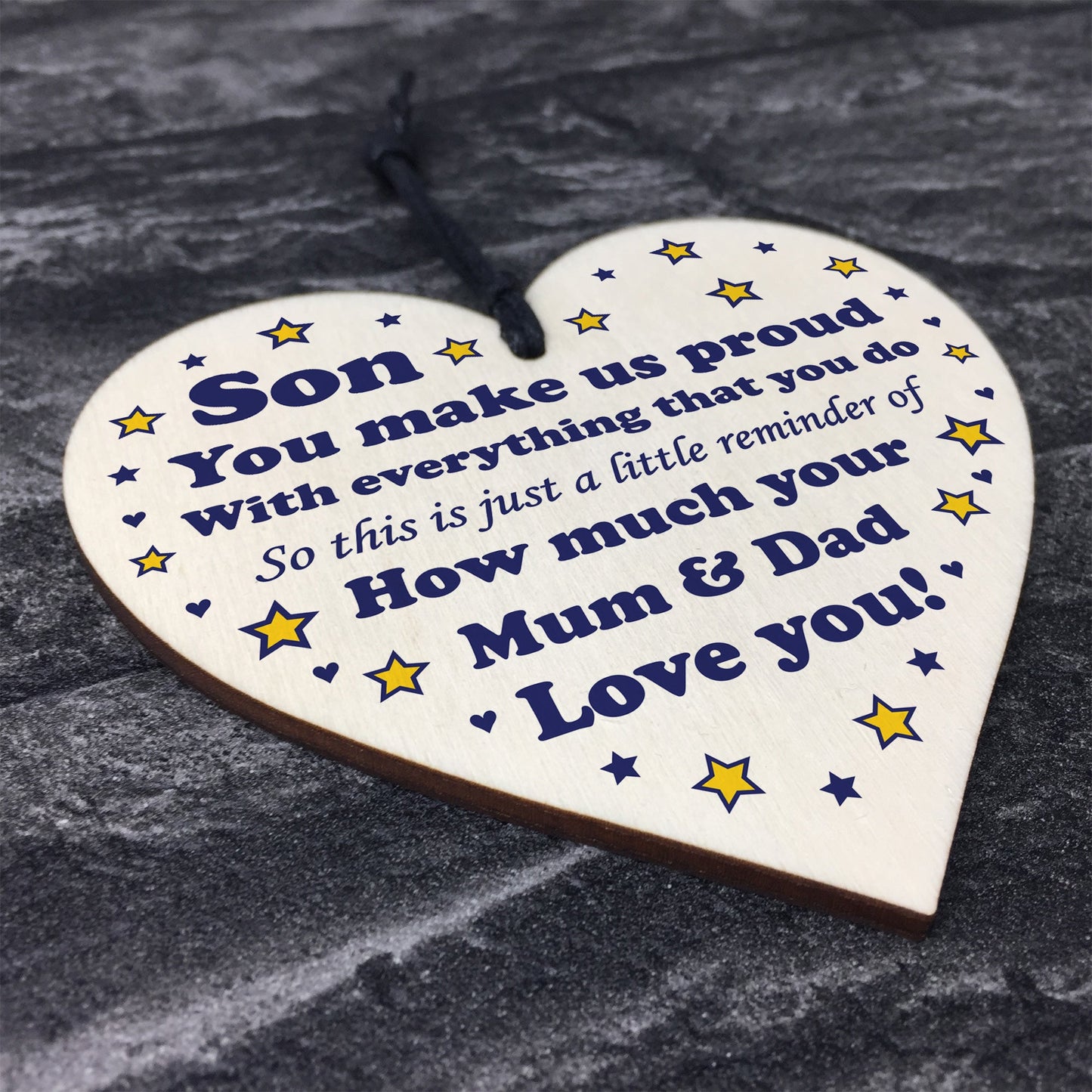 Special Son Gifts From Dad Mum Heart Gift For Him 16th 18th 21st