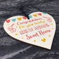 New House Warming Gift Wooden Heart New Home Congratulations