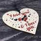 Funny Anniversary Card Joke Humour Wood Heart Anniversary Gift