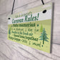 Caravan Plaque Novelty Chic Camping Holiday Sign Nan Grandad