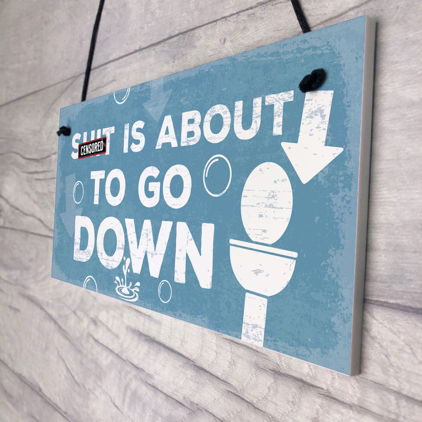 Funny Nautical Bathroom Toilet Loo Wall Plaque Humourous Gift