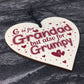 Funny Gift For Grandad Wooden Heart Sign Birthday Christmas Gift