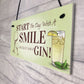 Funny Gin Gift Hanging Kitchen Bar Plaque Gin Lover Gift