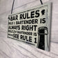 Always Right Bartender FUNNY Pub Landlord Alcohol Beer Gift