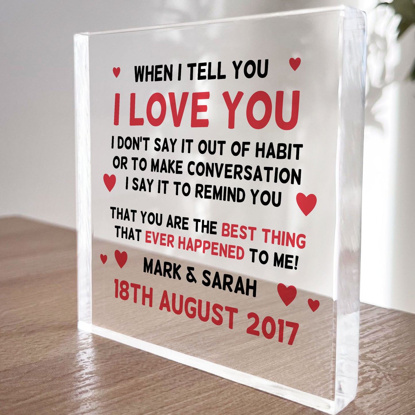 Anniversary Valentines Day Gift For Husband Wife Boyfriend