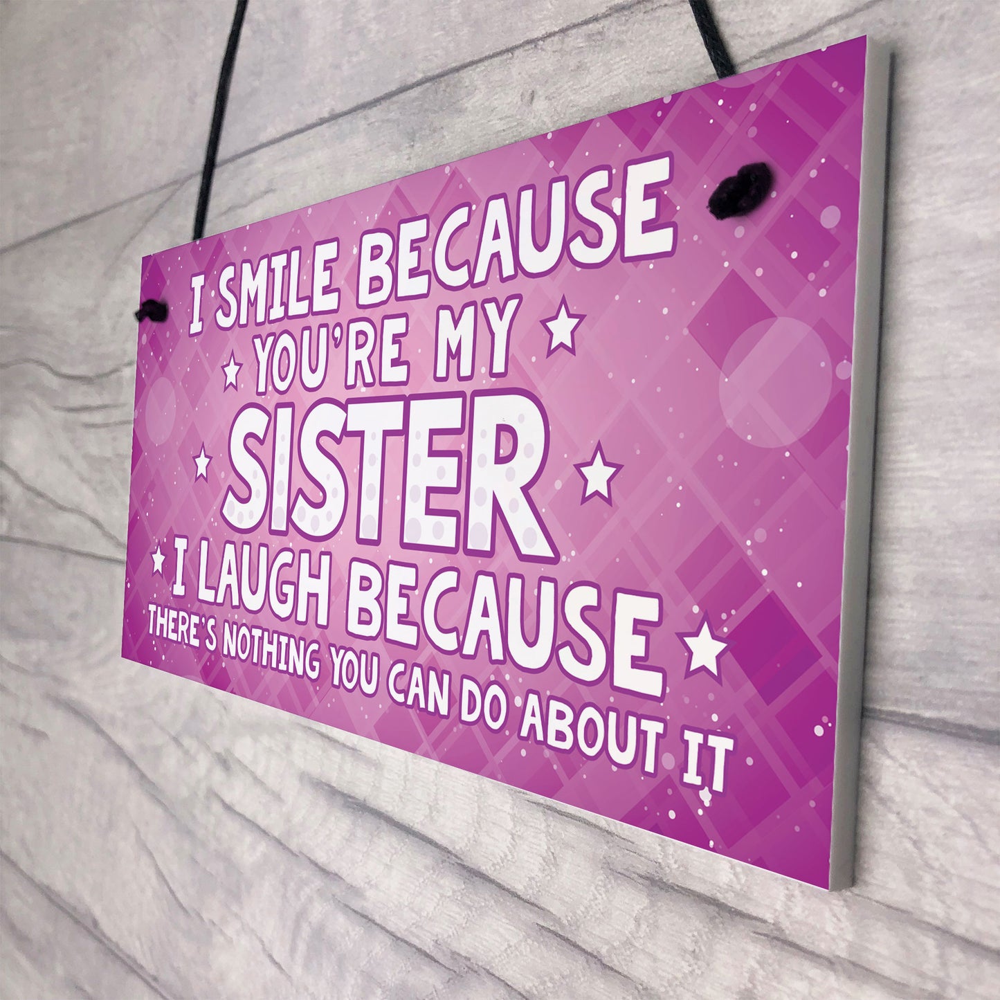 Funny Sister Plaque Gift For Sister Sign Funny Gift For Her