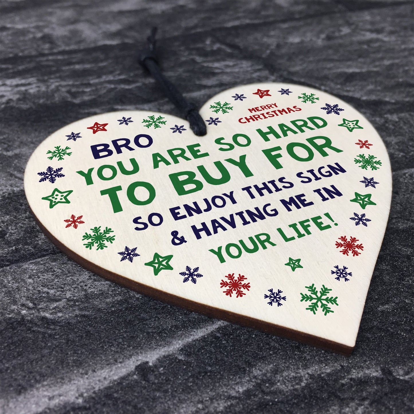 Brother Funny Christmas Gift From Sister Novelty GIft Idea For B