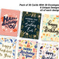 Birthday Cards Multipack of 30 Happy Birthday Card For Women Her