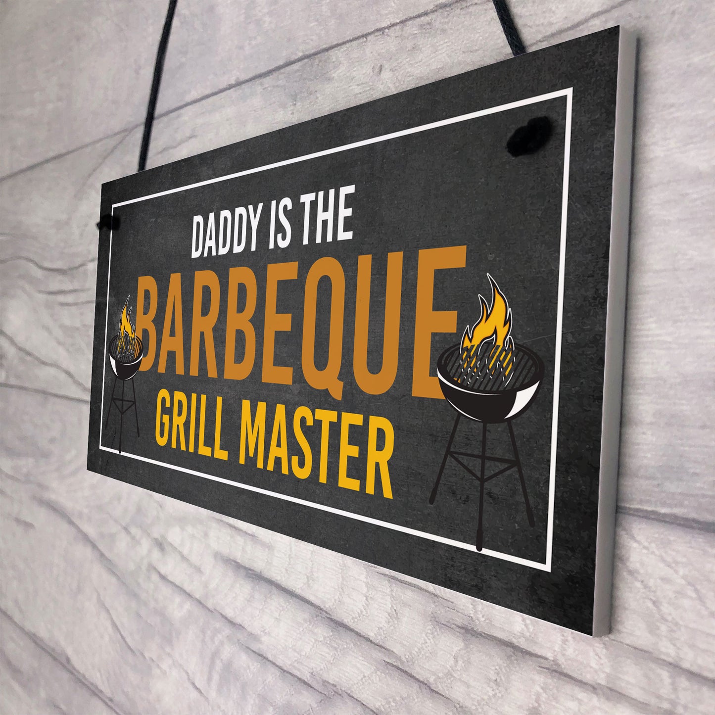Funny Barbeque Sign Personalised BBQ Sign For Outdoor Gift