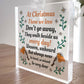 Christmas Memorial Remembrance Plaque Decoration For Mum Dad Nan