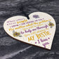 BESTIE Best Friend Friends Plaque Heart Birthday Thank You Gifts