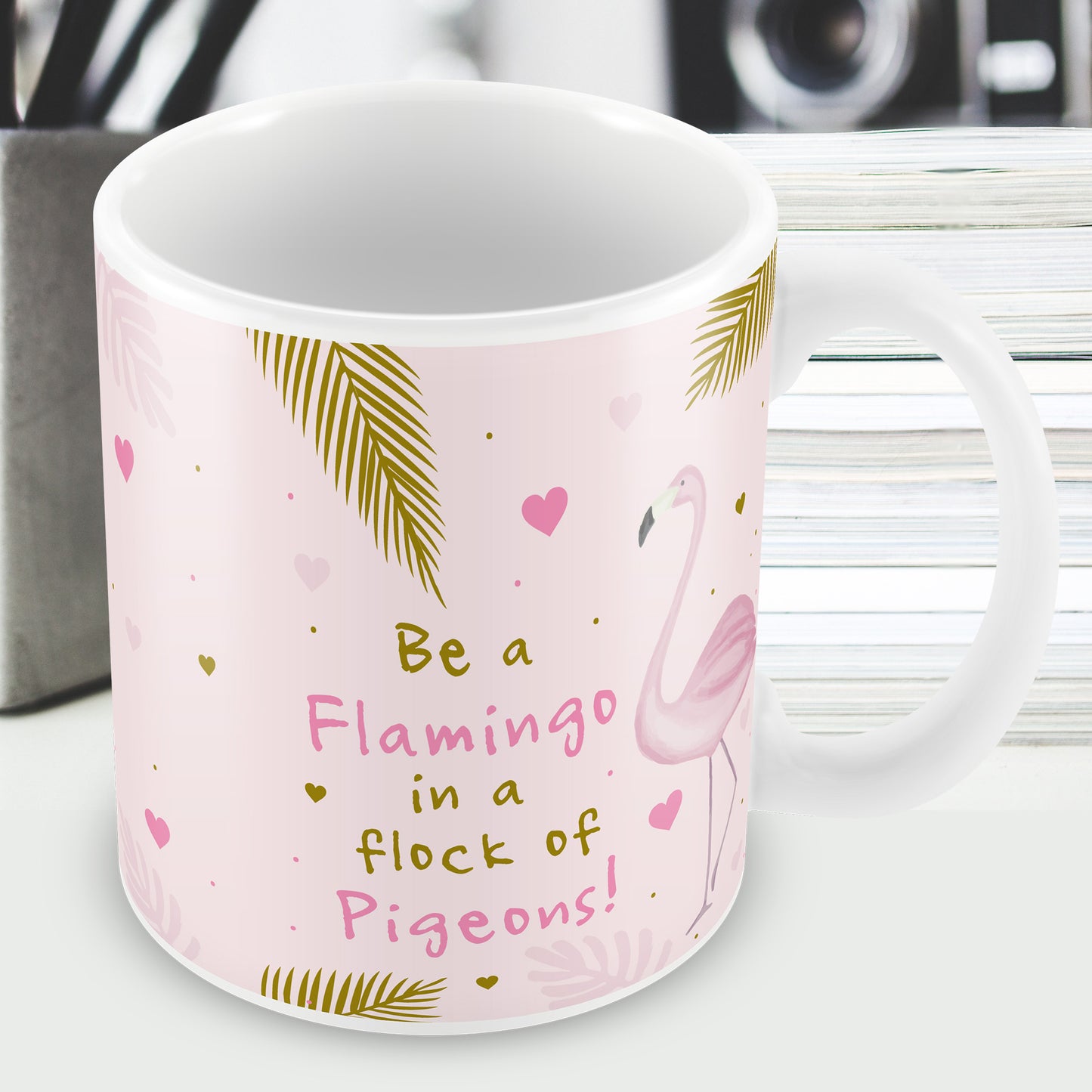Novelty Flamingo Mug Funny Motivational Birthday Christmas Gift