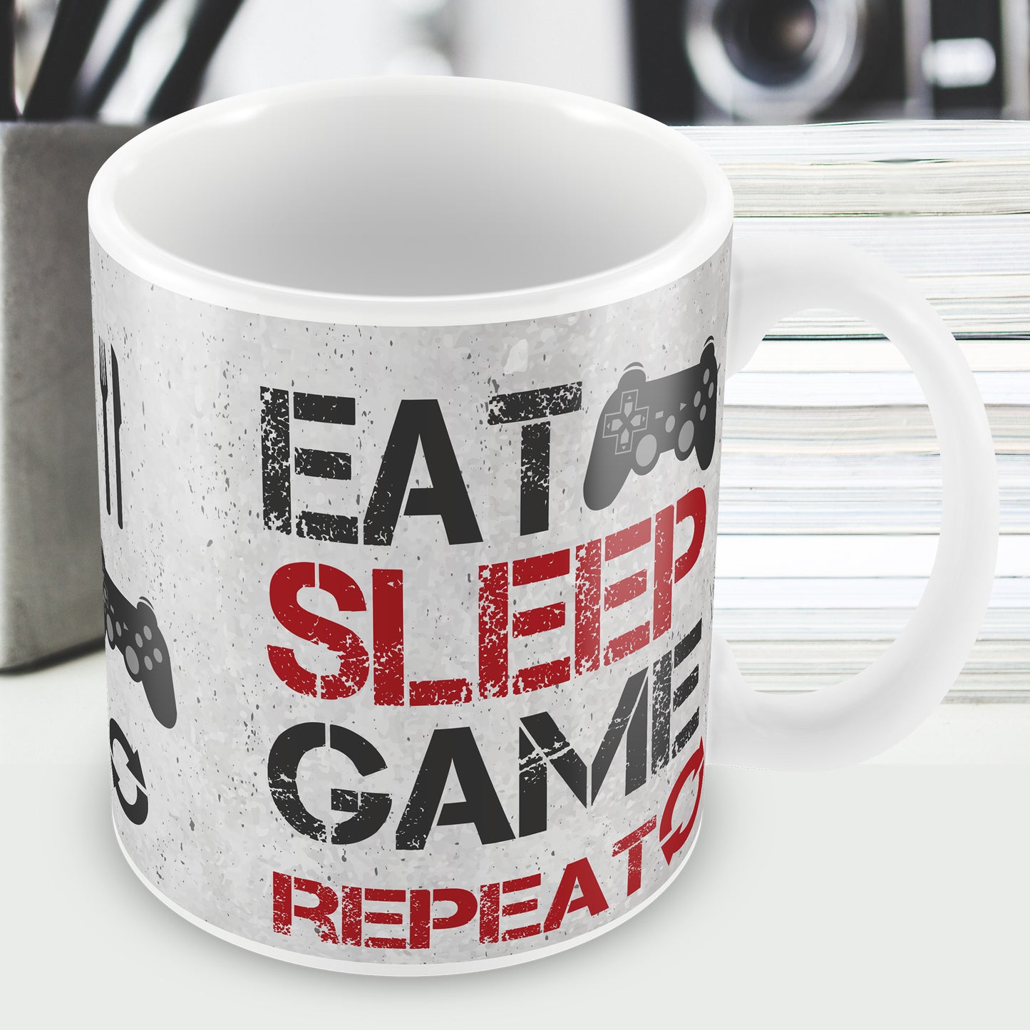 Eat Sleep Game Gaming Mug Gamer Gift Playstation Inspired Gift