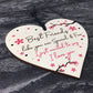 Best Friends Gift Wood Heart Friendship Gift Birthday Gift