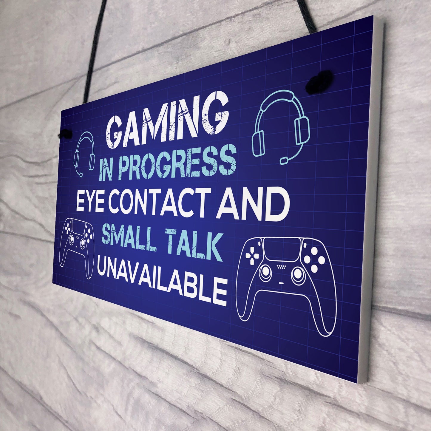 Games Room Sign For Boys Bedroom Gaming Accessories Gifts