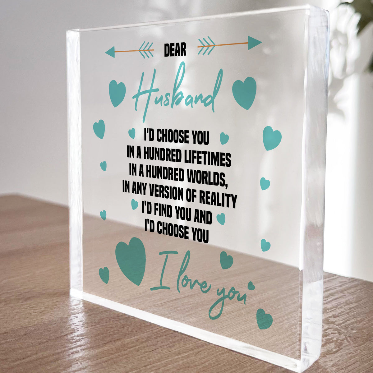 Gift for Husband Block Birthday Gift For Him Boyfriend Gifts