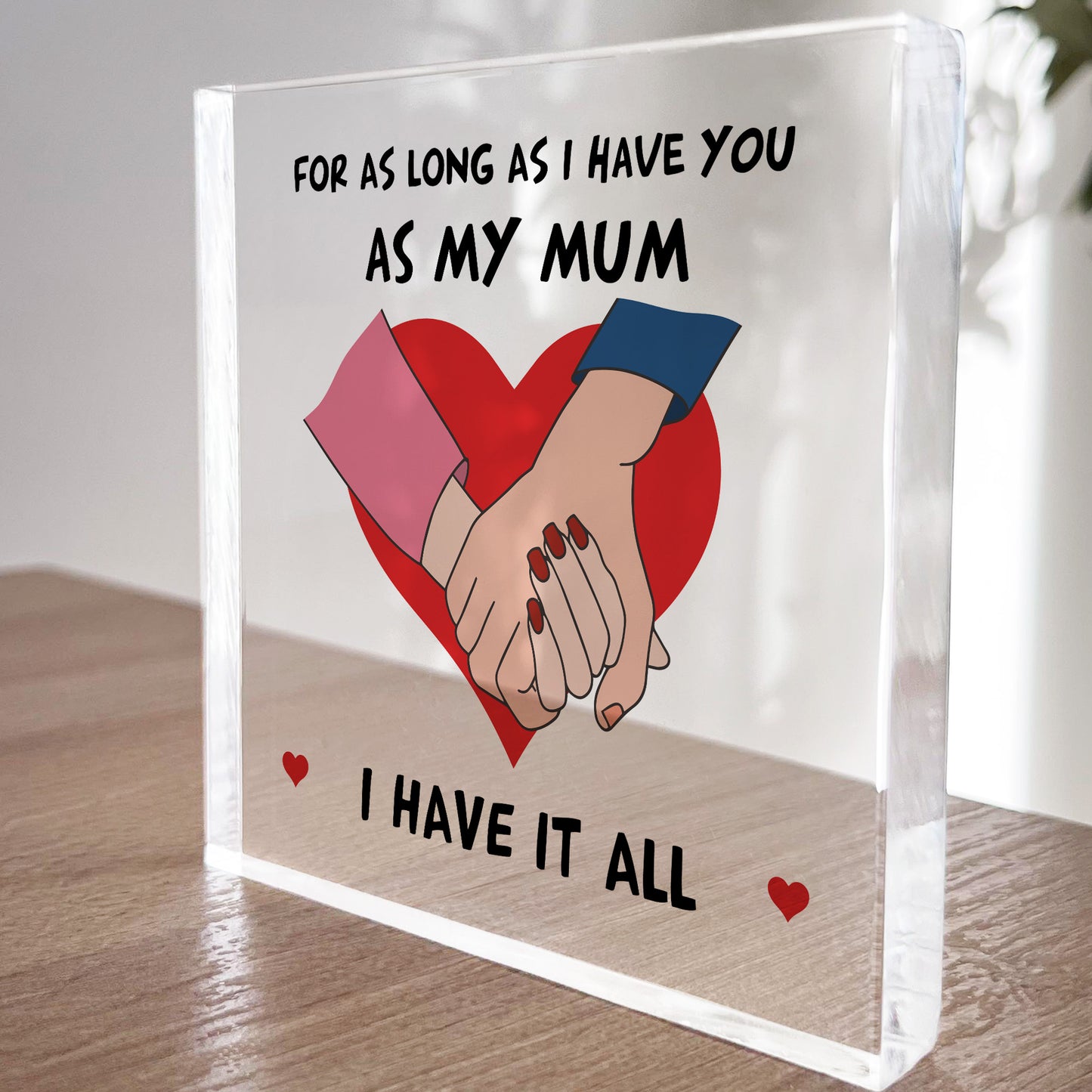 Special Mothers Day Gift For Mum Acrylic Block Birthday Gifts