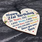 21st Birthday Gift For Boys Heart 21st Birthday Gift For Girls