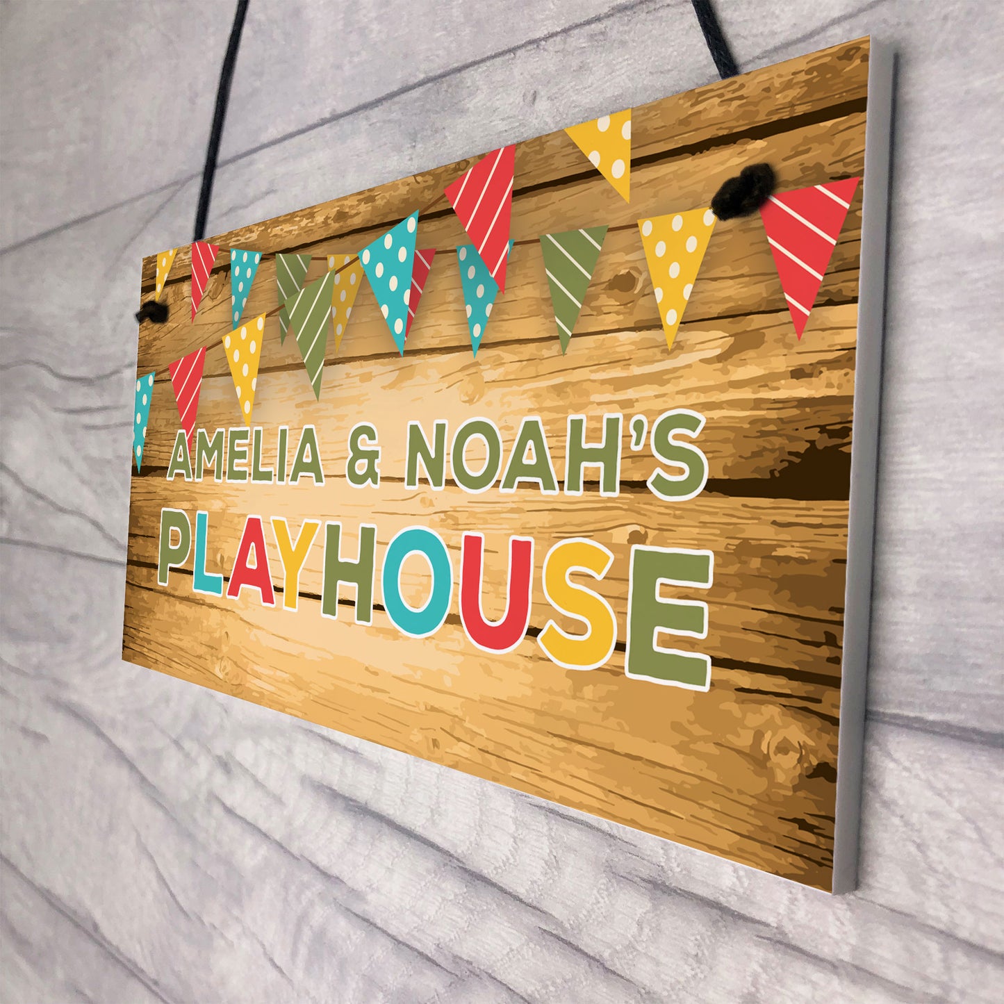 Childs Playhouse Sign Personalised Garden Shed Sign Son Daughter