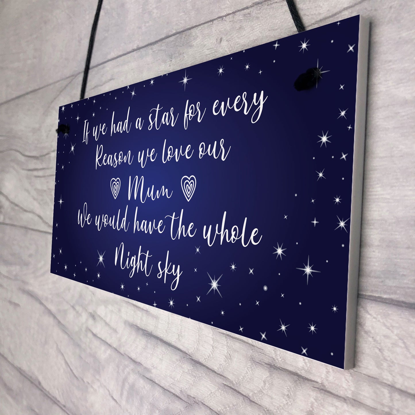 Mum Gift Hanging Plaque Cute Gift For Mum From Daughter Son Gift
