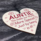 Auntie Birthday Mothers Day Gift From Niece And Nephew Heart